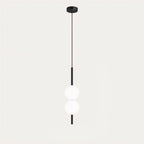 Minimalist Scandinavian-style LED ceiling pendant lamp with adjustable length