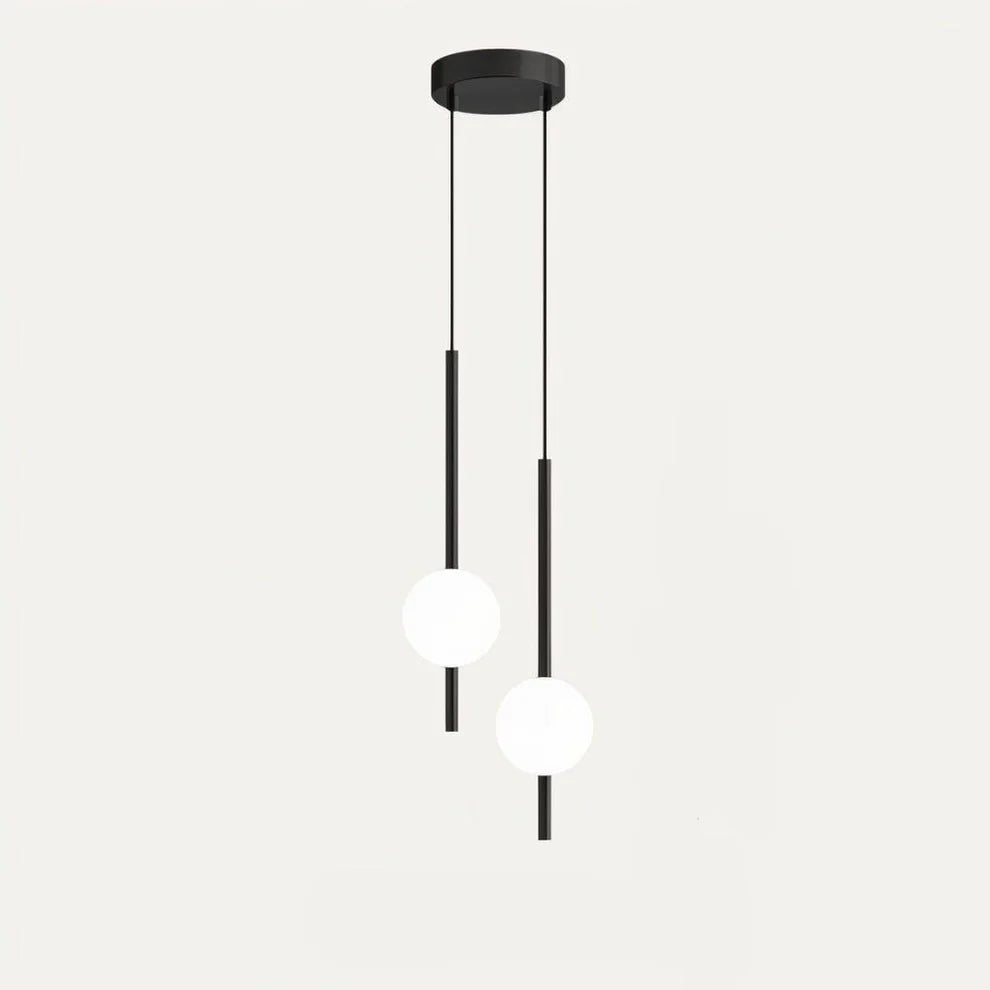 Lampe suspendue ronde nordique LED moderne pour plafond