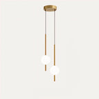 Minimalist Scandinavian-style LED ceiling pendant lamp with adjustable length