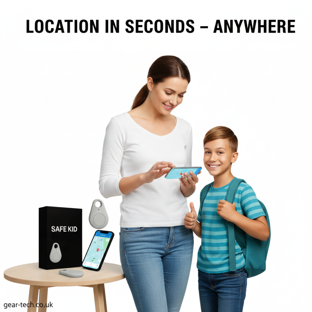 Android Bluetooth Tracker with App Control Waterproof Keyring Design and Real-Time Location Tracking - Image 2