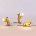 Lampe de table LED originale en forme de souris – touche Art déco pour le salon