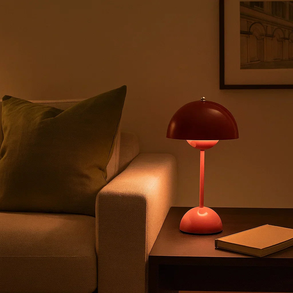 Lampada da tavolo LED moderna con 3 livelli di luminosità