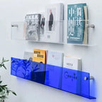 Kompakte Wandregale zur Präsentation und Aufbewahrung von Büchern und Platten