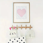 Nowoczesny Trwały Dębowy Wieszak Ścienny