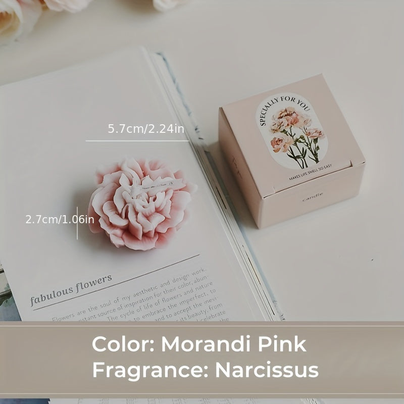 Candela profumata artistica a fiore di chiodi di garofano regalo per la Festa della Mamma