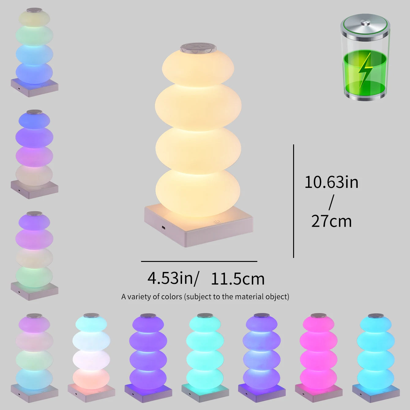 LED RGB Nachtlampje Touch Nachtlampje  