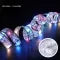 Battery-Operated Christmas Ribbon Bows with LED Fairy Lights and Wired Edges - Image 7