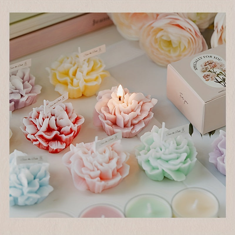 Candela profumata artistica a fiore di chiodi di garofano regalo per la Festa della Mamma