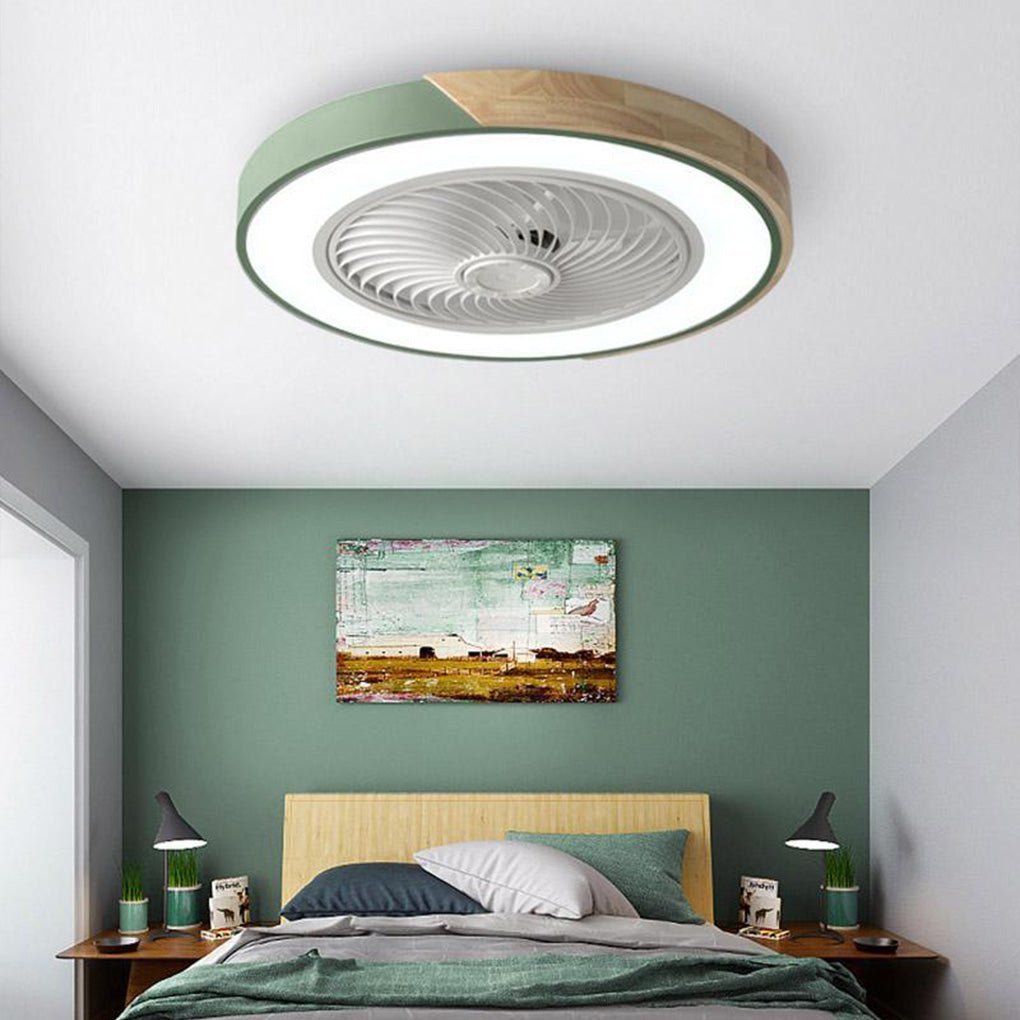 Ventilatore da soffitto moderno senza pale con illuminazione LED