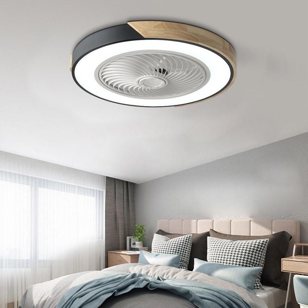 Elegant LED Ceiling Lamp with Fan