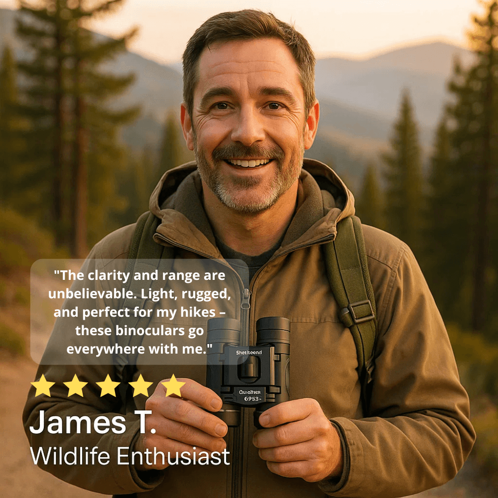 Precyzyjna wyraźna wizja kompaktowa lornetka 40x22 HD