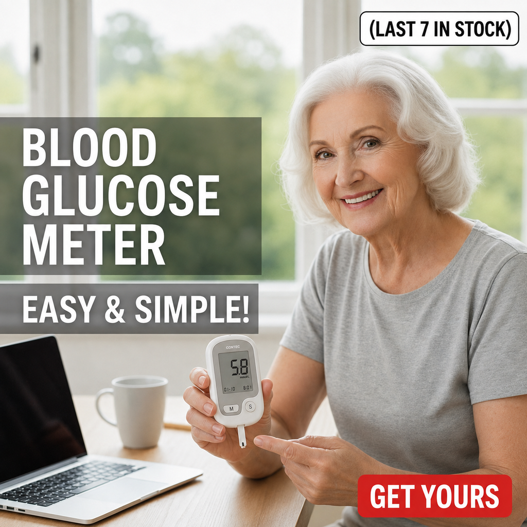 Blood Sugar Monitor with Fingertip Glucose Testing and Large Lcd Digital Display - Image 7