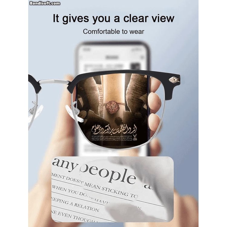 Blue Light Blocking Reading Glasses with Flexible Titanium Temples - Image 2