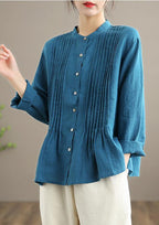 Damentop Alltag Weiß lockere Bluse Tunika