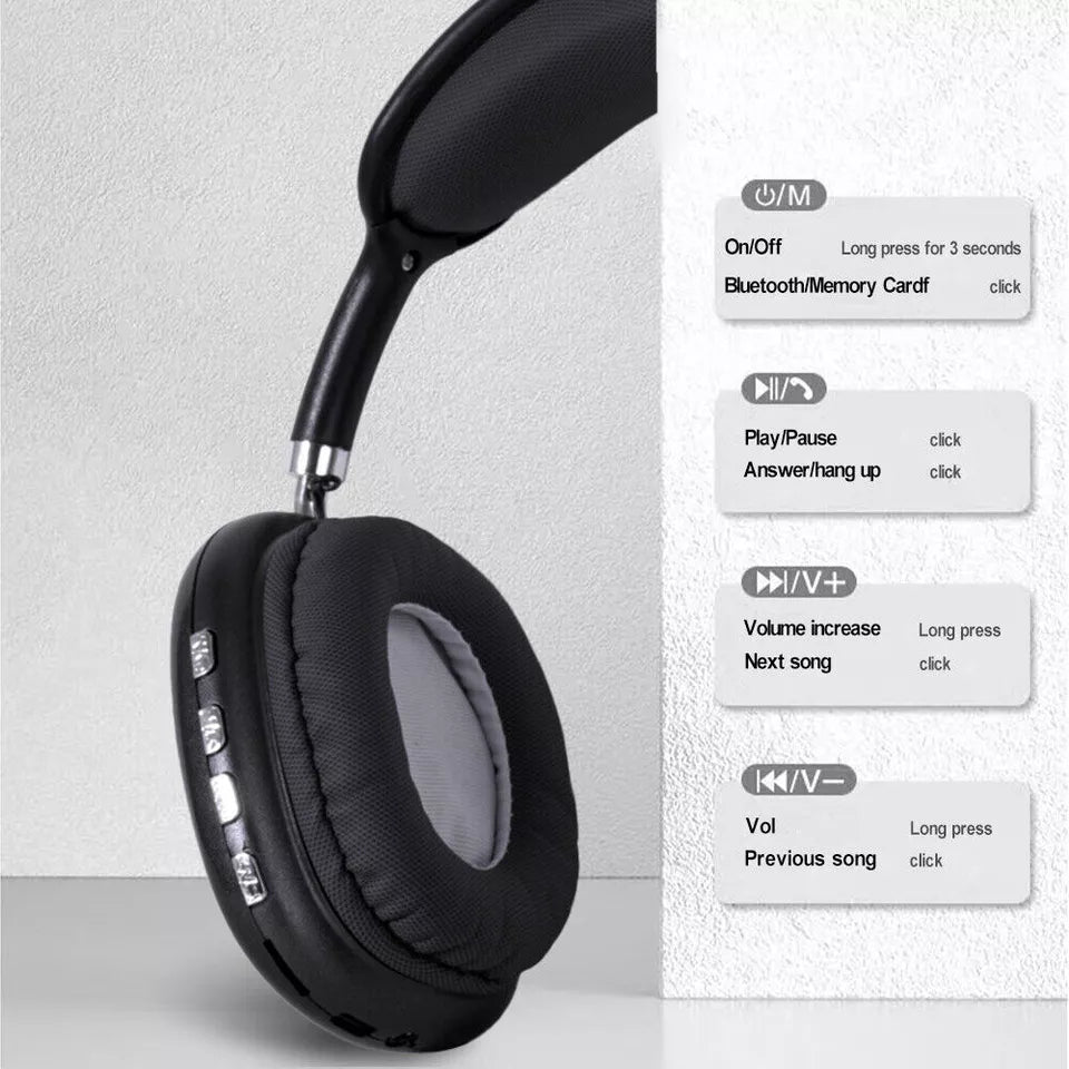 Innovative Bluetooth Headphones with HiFi Stereo Sound and Noise Reduction