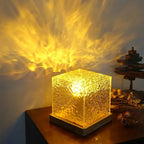Ipnotica cubo geometrico LED dell’aurora boreale