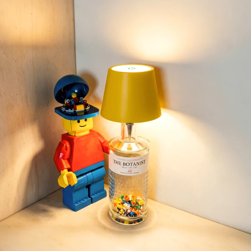 Wiederaufladbare Flaschenlichter mit einstellbarer, variabler Lichtintensität