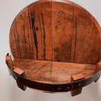 Półka ścienna Bourbon Barrel – Rustykalny akcent do domowego barku