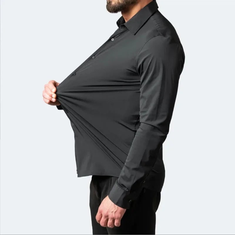 Burberry Dress Shirt Tommy Bahama Mens Black Flannel - Image 2