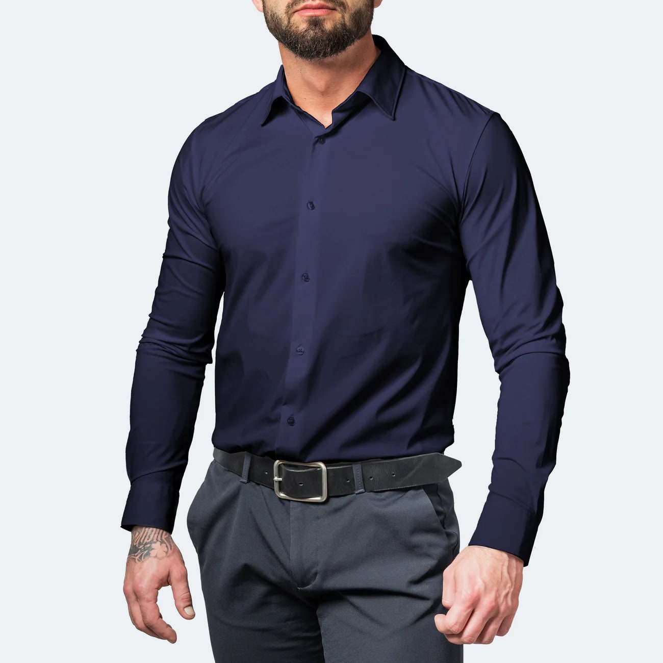 Burberry Dress Shirt Tommy Bahama Mens Black Flannel - Image 8