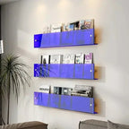 Kompakte Wandregale zur Präsentation und Aufbewahrung von Büchern und Platten