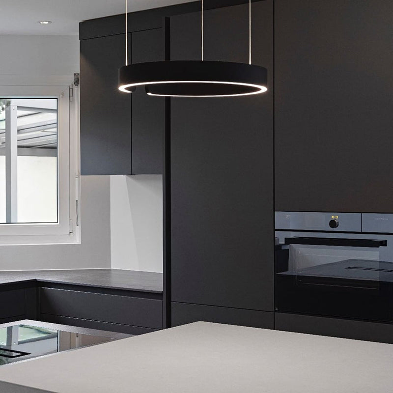 Jasna Okrągła Lampa Sufitowa LED do nowoczesnego domu