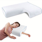 Wygodna poduszka w kształcie litery L – idealna do relaksu i czytania