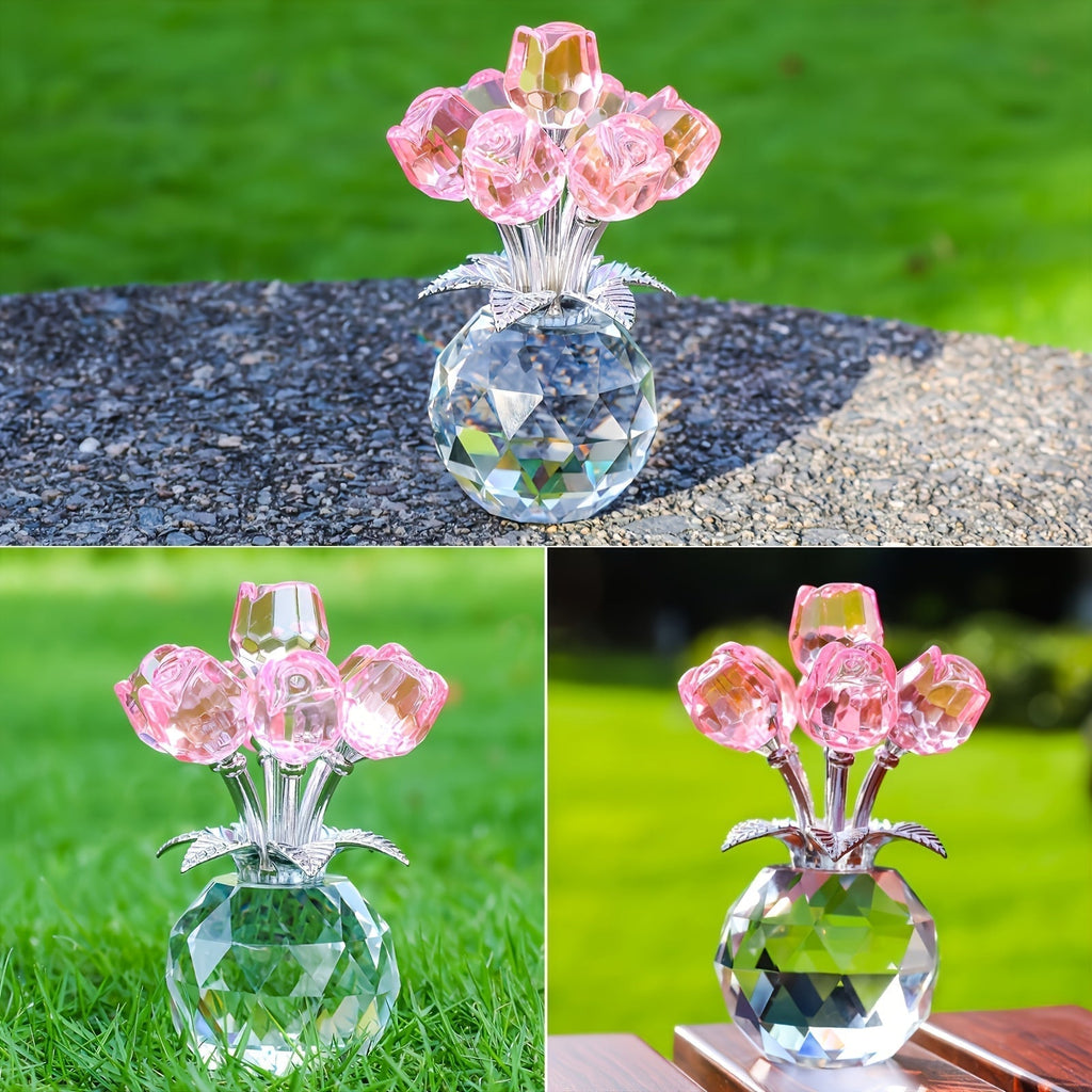 Eternal bouquet of decorative crystal roses – perfect Mother's Day gift