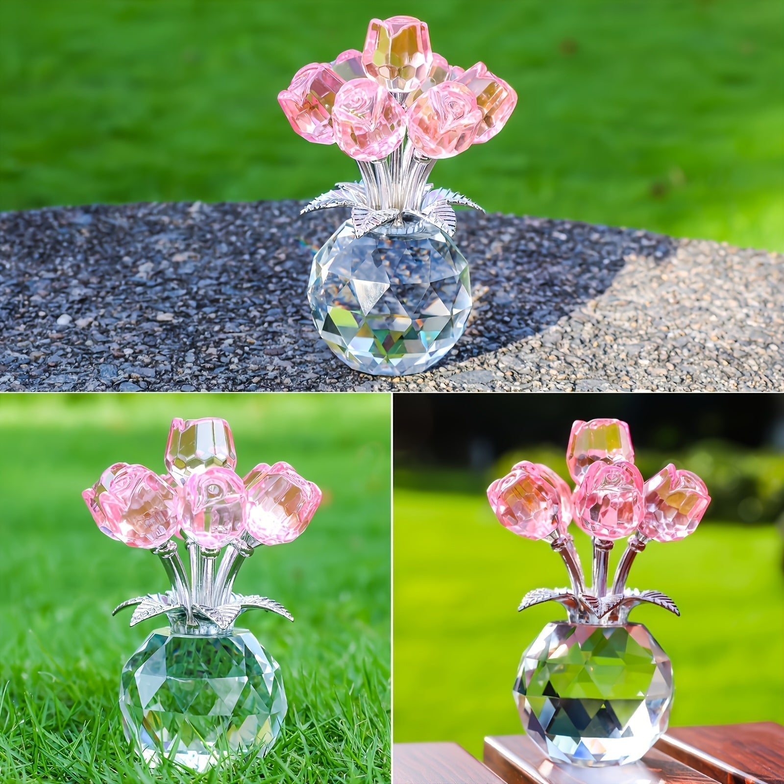Eternal bouquet of decorative crystal roses – perfect Mother's Day gift