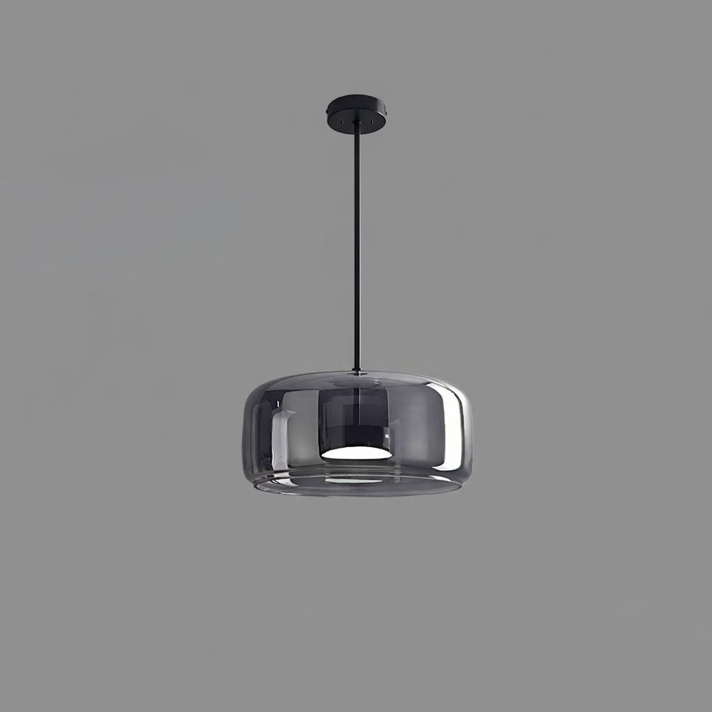 Modern Nordic pendant ceiling lamp black glass style
