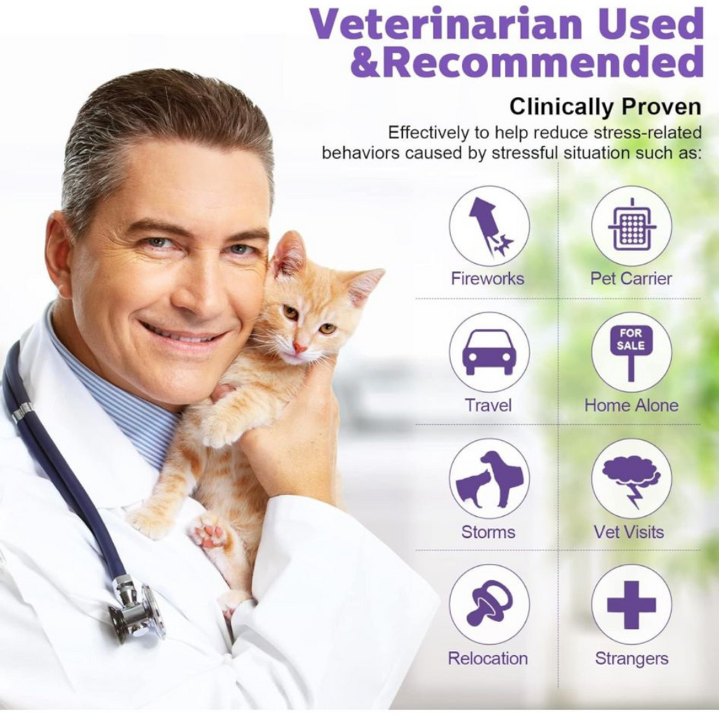 Kojąca obroża antystresowa dla zwierząt domowych — Delikatny komfort i naturalne feromony