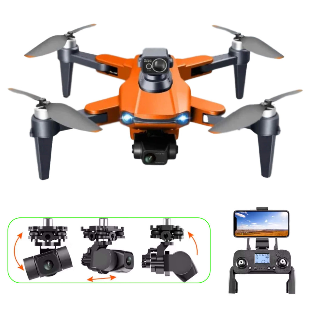 Camera Drone Foldable Quadcopter with GPS 3-Axis Gimbal and Obstacle Avoidance - Image 1