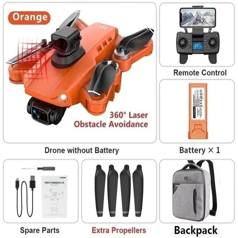 Camera Drone Foldable Quadcopter with GPS 3-Axis Gimbal and Obstacle Avoidance - Image 13