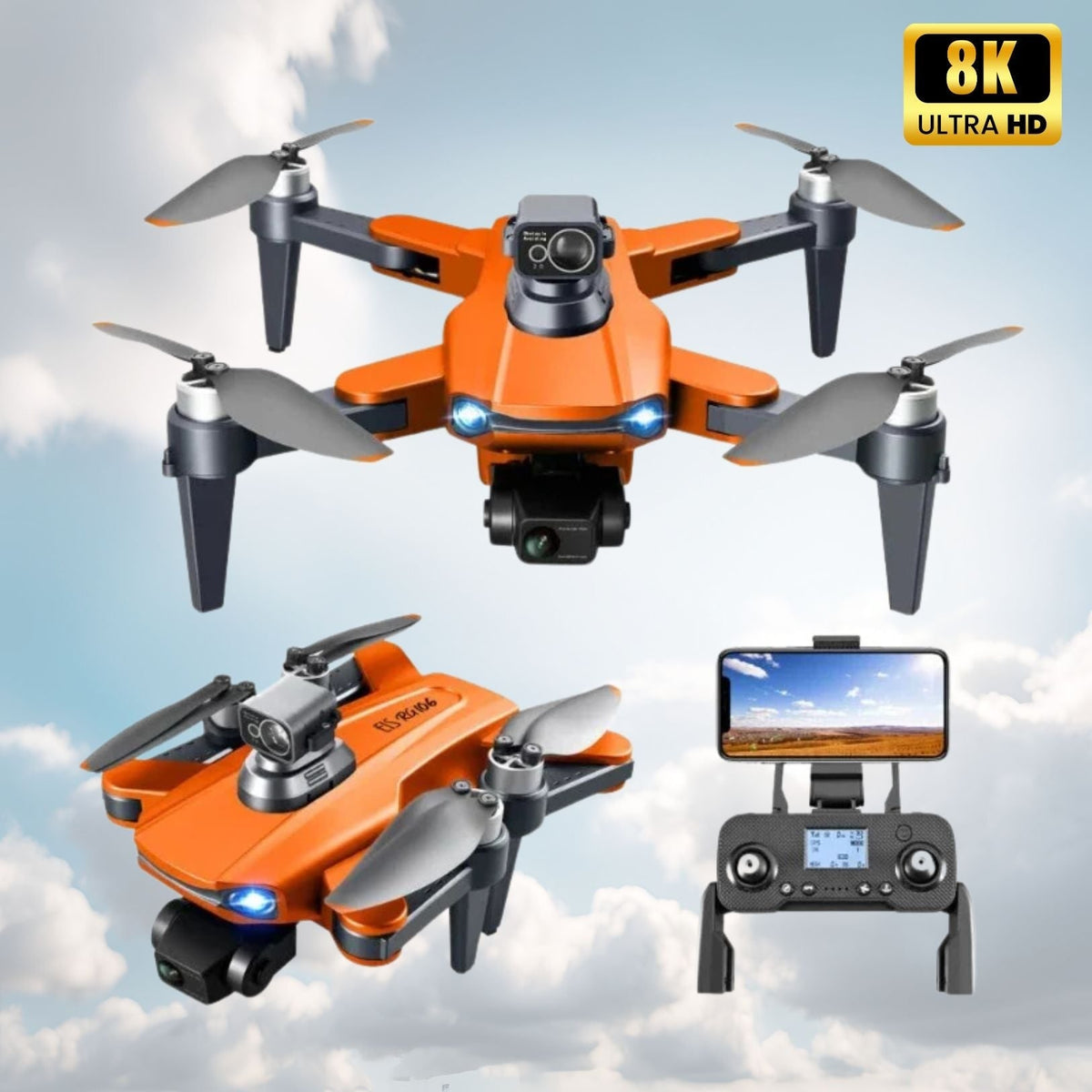 Camera Drone Foldable Quadcopter with GPS 3-Axis Gimbal and Obstacle Avoidance - Image 16