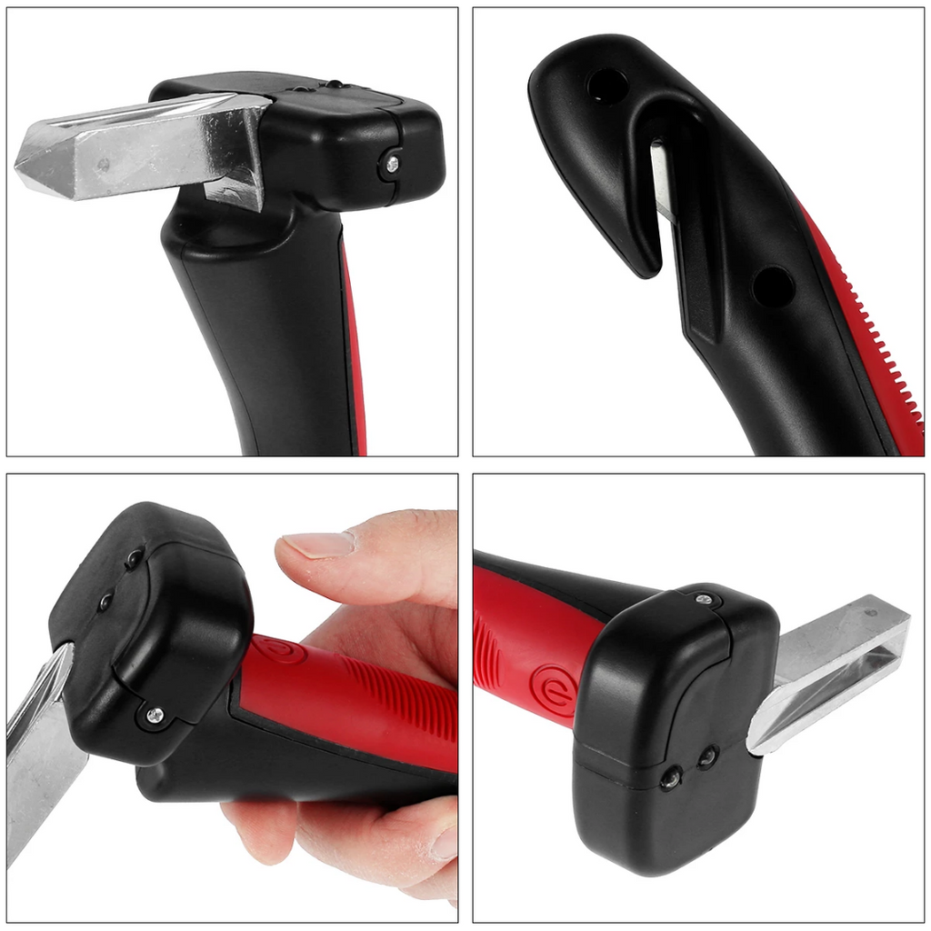 Car Assist Handle with Grab Bar and Emergency Window Breaker Seatbelt Cutter - Image 7