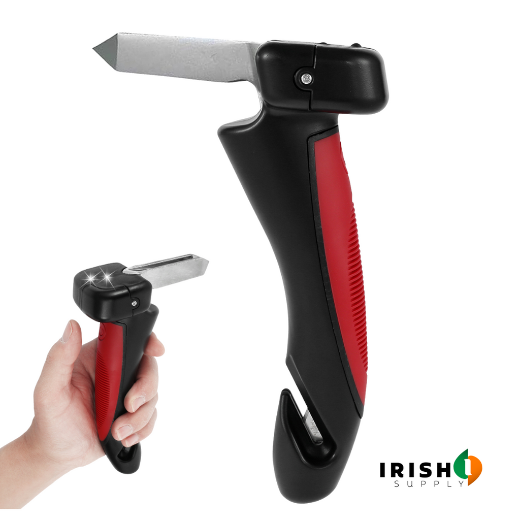 Car Assist Handle with Grab Bar and Emergency Window Breaker Seatbelt Cutter - Image 8
