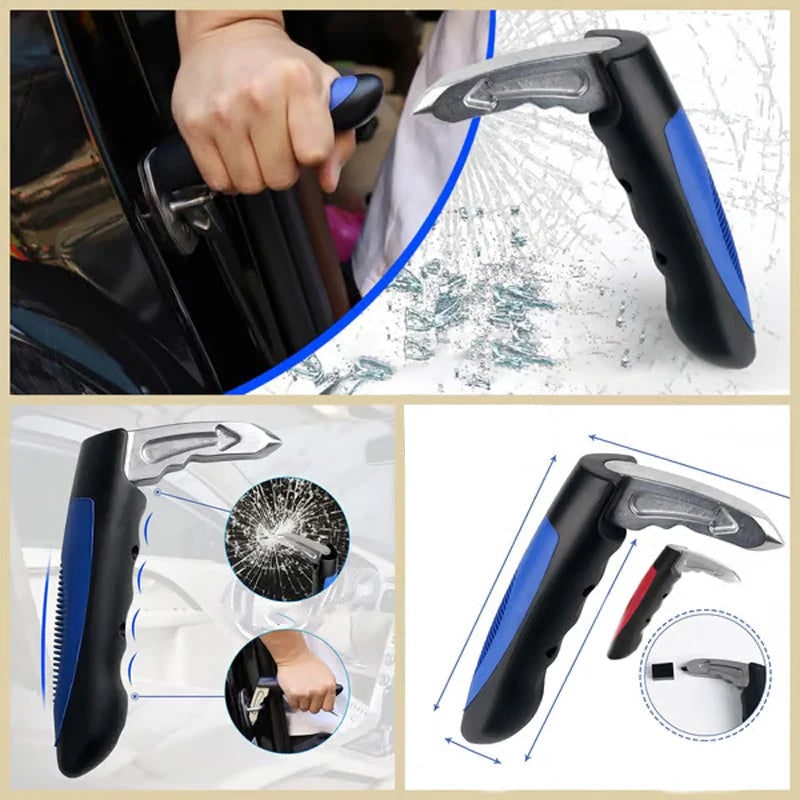 Car Assist Handle with Window Breaker and Seat Belt Cutter - Image 5