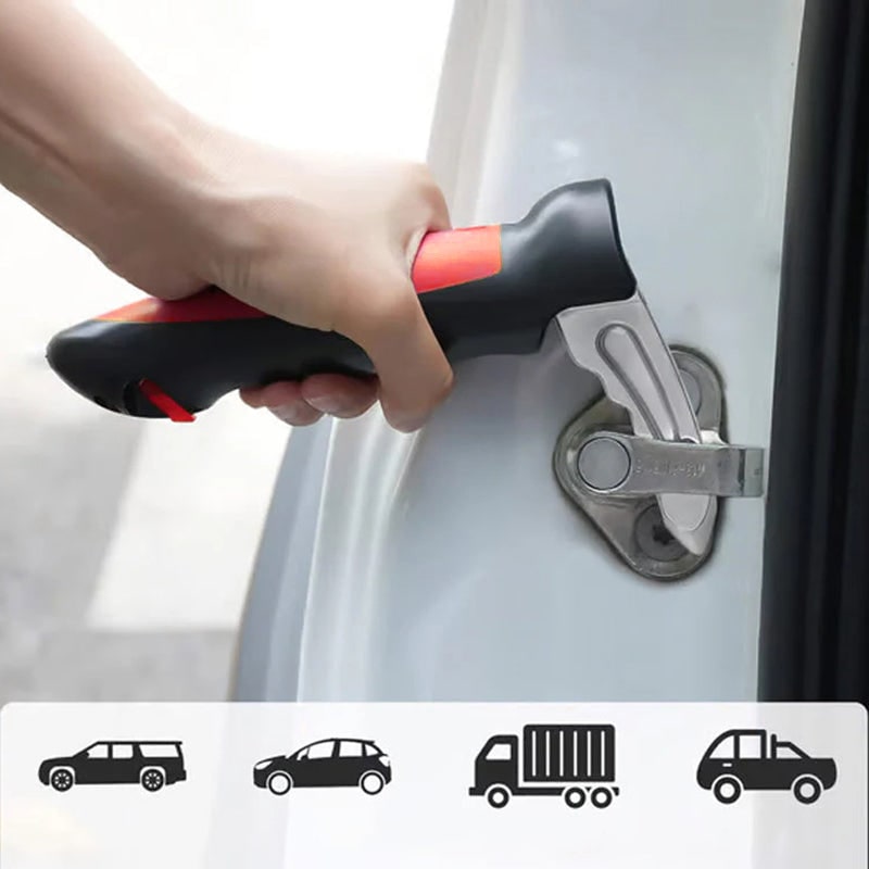 Car Assist Handle with Window Breaker and Seat Belt Cutter - Image 6