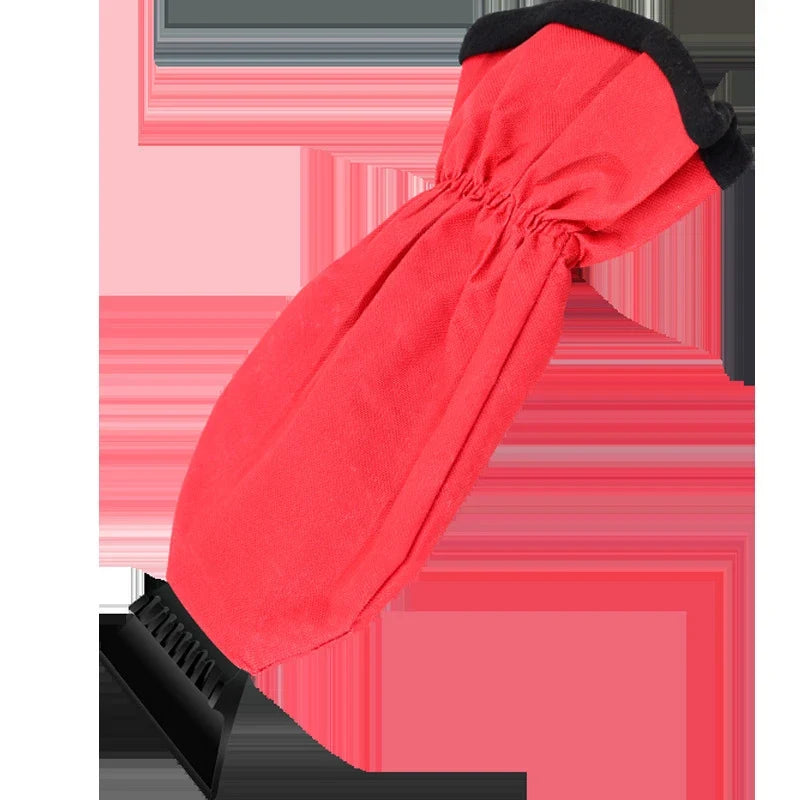Car Ice Scraper Mitt with Fleece Lining and Windshield Snow Removal Tool - Image 2