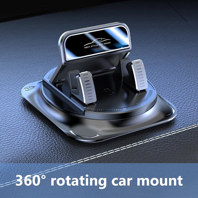 Car Phone Holder with 360 Degree Rotation Dashboard Mount and Anti Slip Gel Base - Image 7