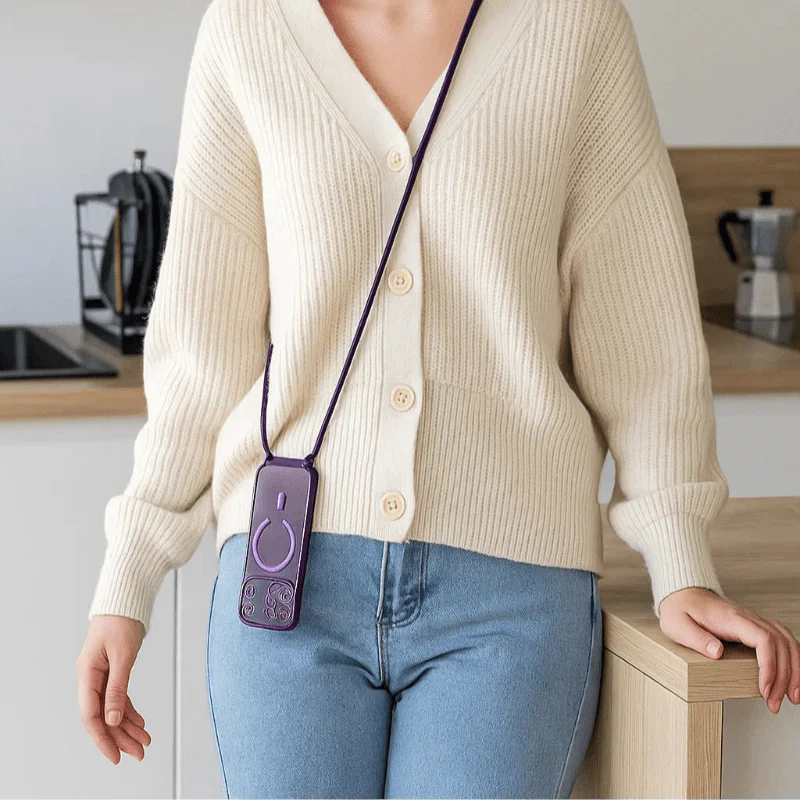 Cordino regolabile per custodia telefono con MagSafe trasparente per iPhone