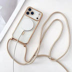 Cordino regolabile per custodia telefono con MagSafe trasparente per iPhone