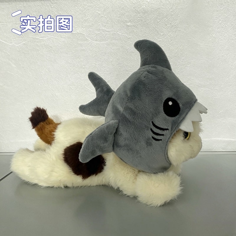 Cat Hat for Shark Plush Costume with Adjustable Chin Strap - Image 2