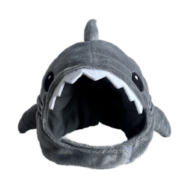 Cat Hat for Shark Plush Costume with Adjustable Chin Strap - Image 4