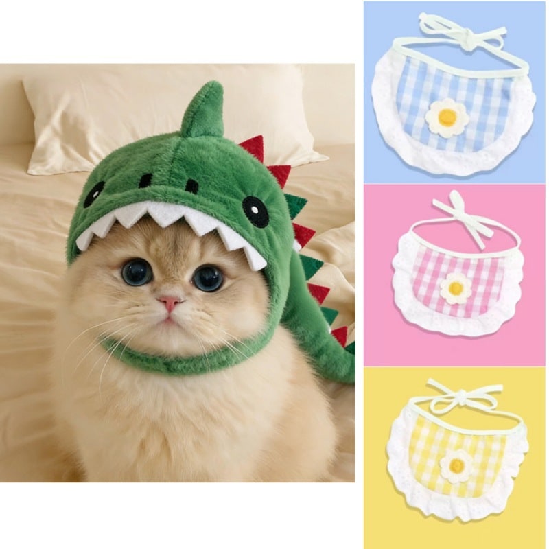 Cat Hat Hooded with Dinosaur Design Interactive Toy Options - Image 8