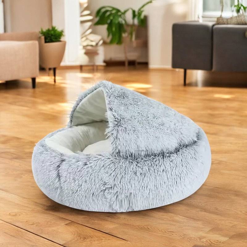 Soothing bed for cats and dogs