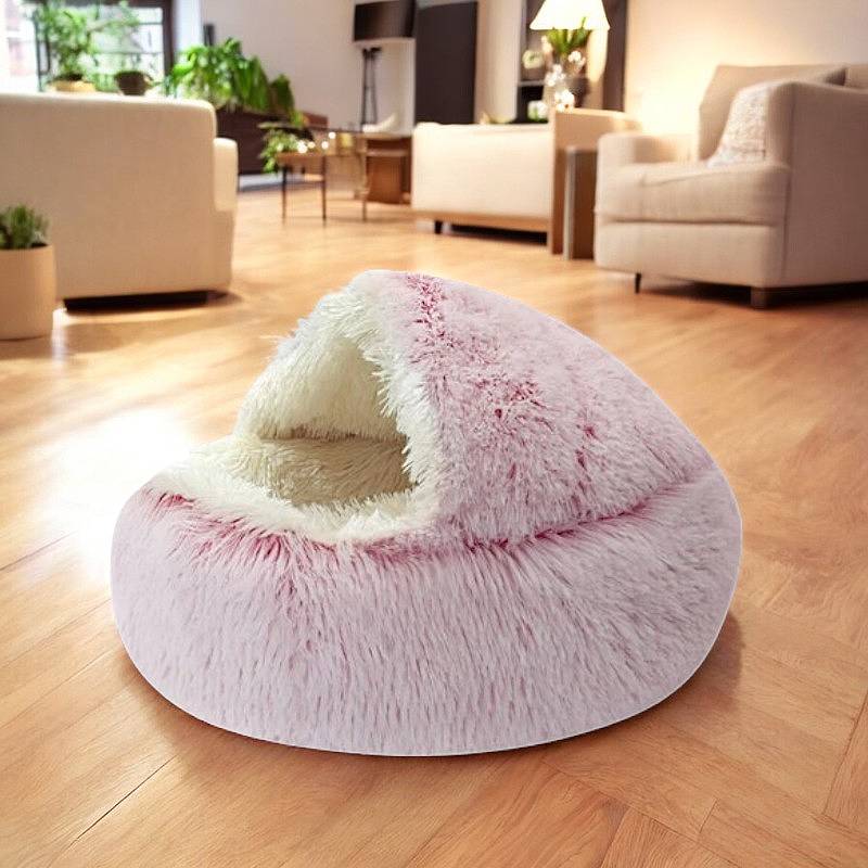 Soothing bed for cats and dogs