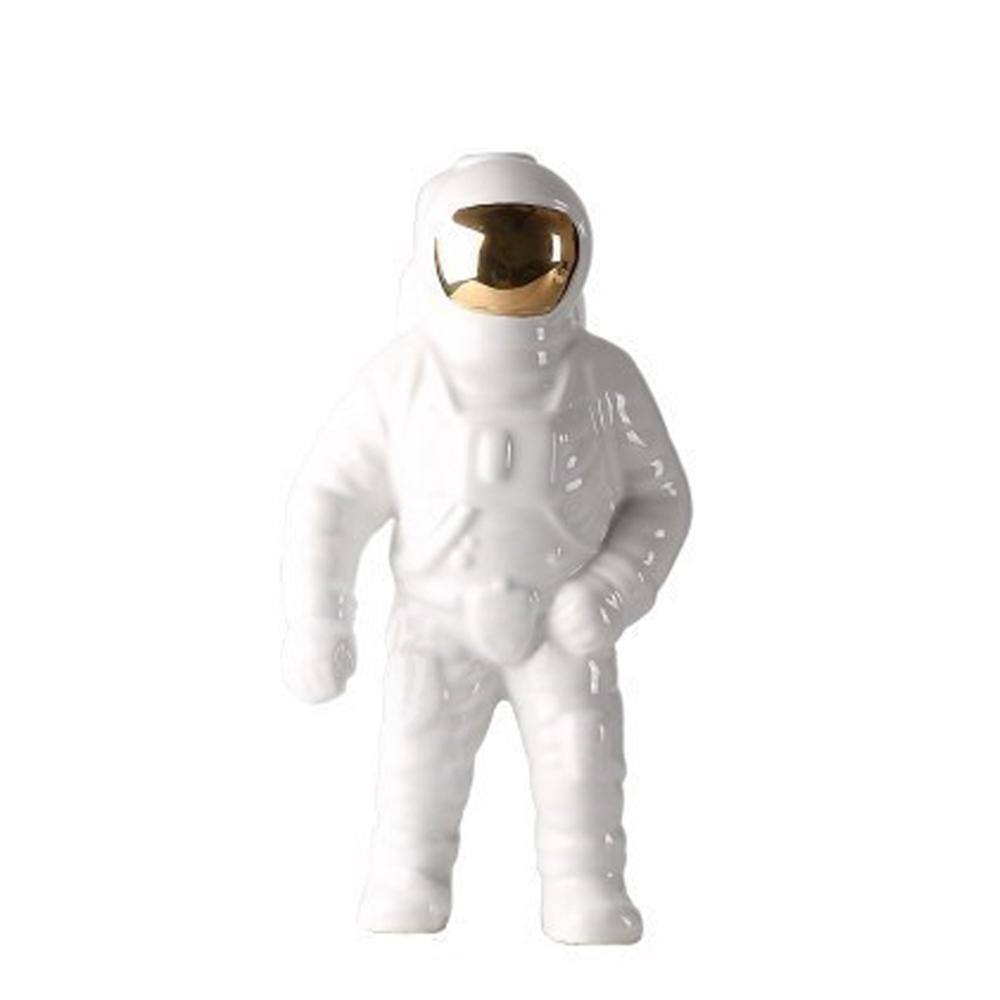 Vaso con figura di astronauta: accento moderno per l’arredamento in stile spaziale