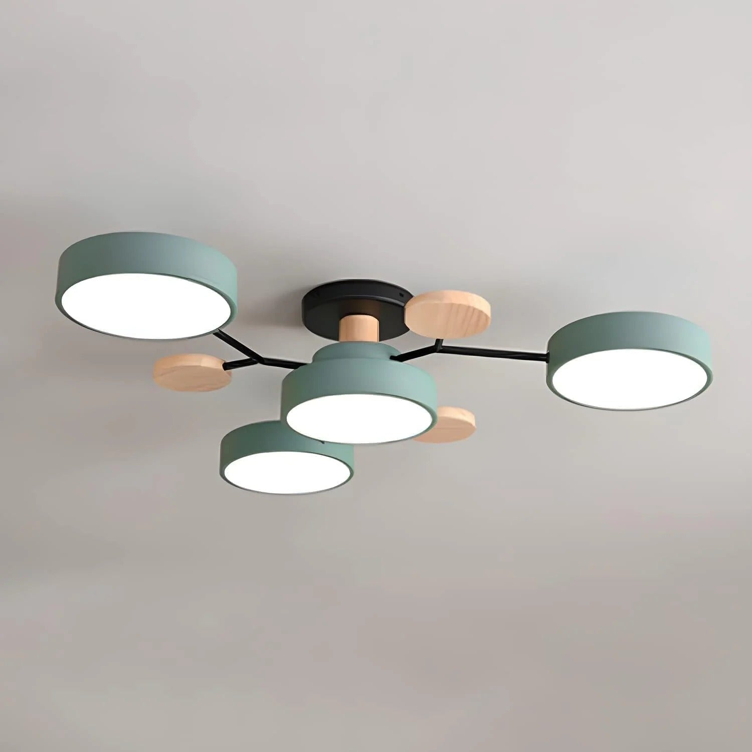 Feine geometrische runde LED-Deckenleuchte für moderne Räume