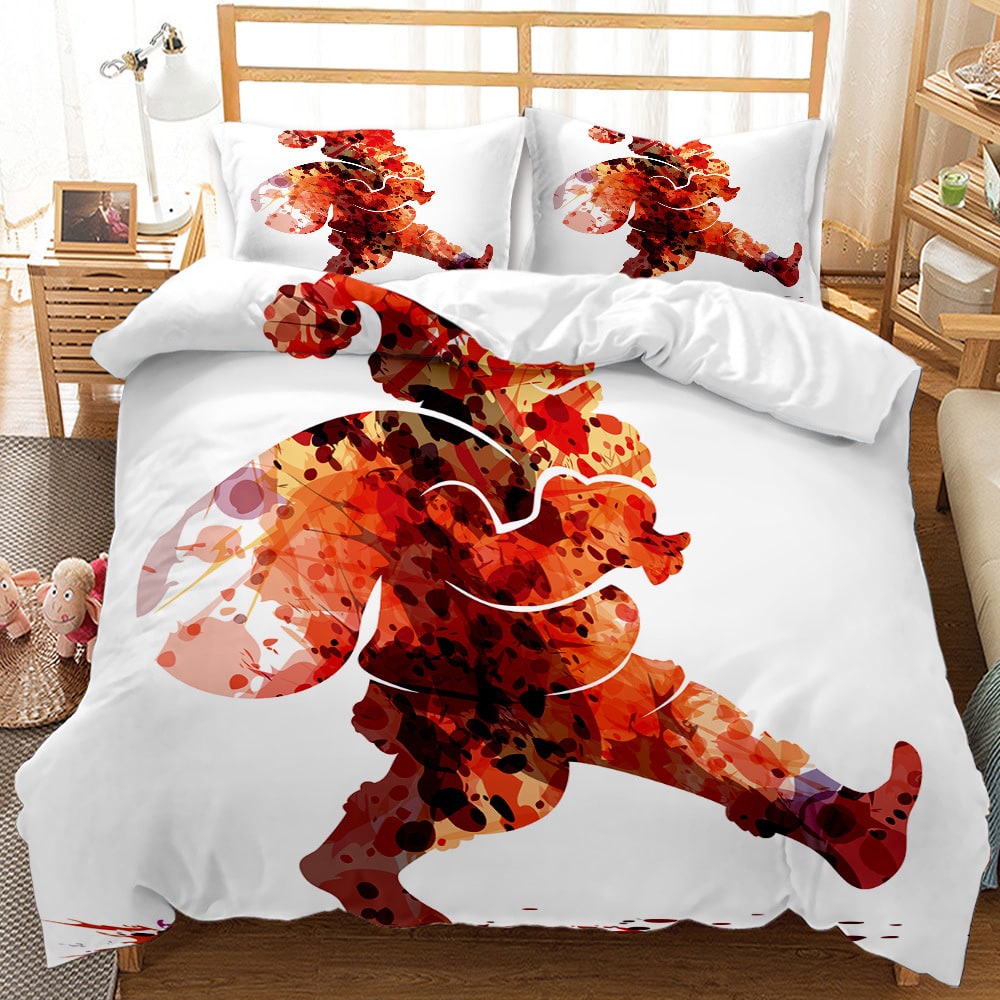Christmas Bedding Set with Duvet Cover and Pillowcases Digital Print Design - Image 5